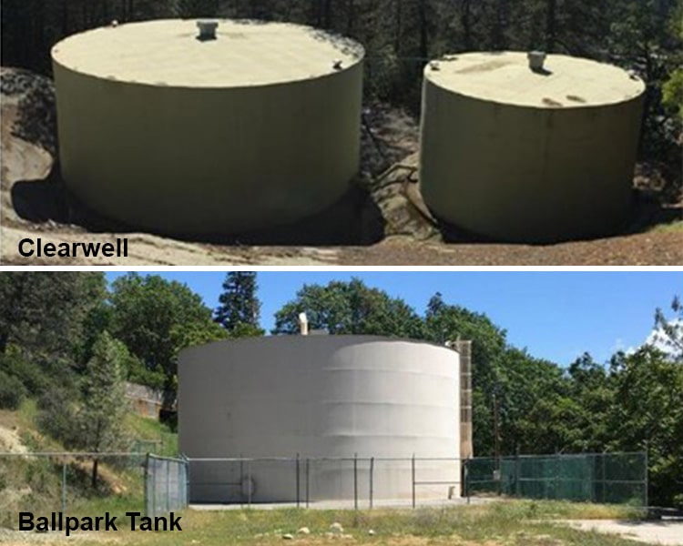 Clearwell and Ballpark Tanks